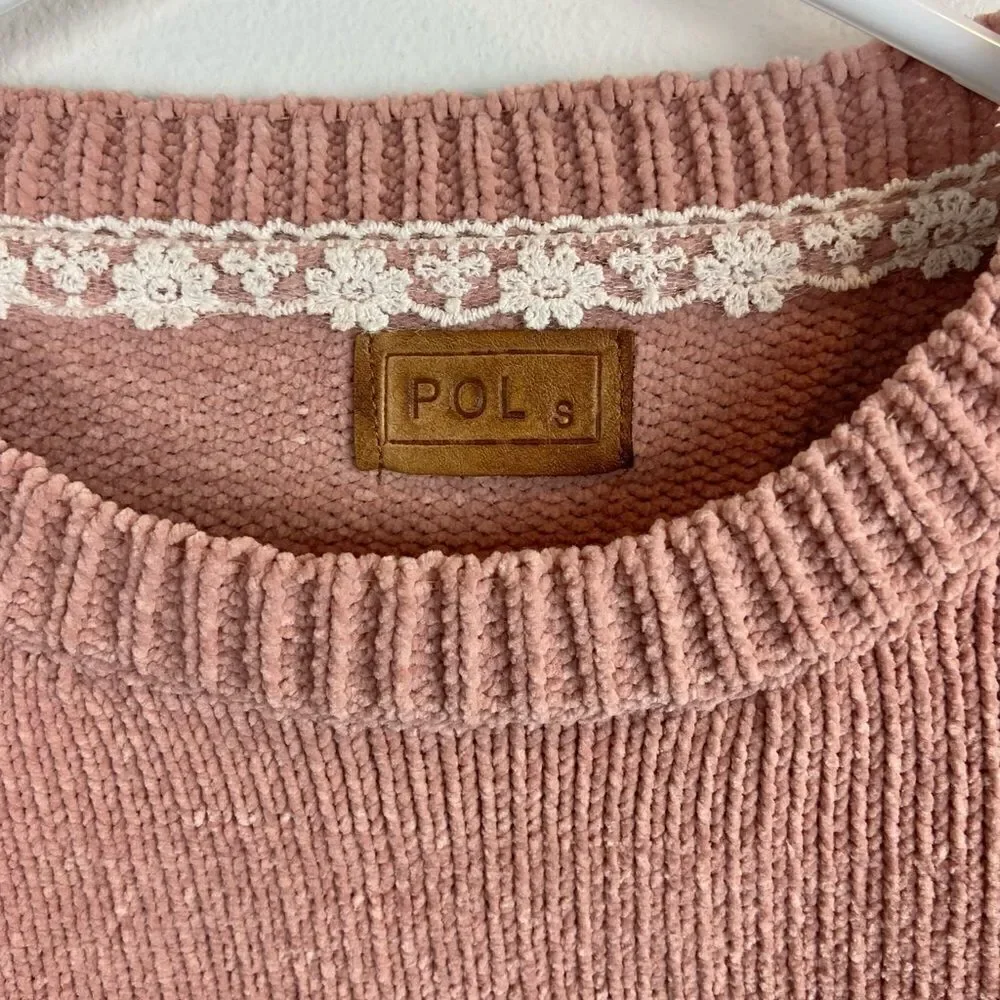 Pol Side Lace-Up Sweater